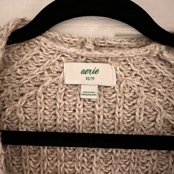 Aerie Cropped Knit Sweater - Picture 2 of 3